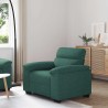Canapé/Fauteuil vert foncé 100x81x84 cm en tissu 618127618127
