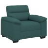 Canapé/Fauteuil vert foncé 100x81x84 cm en tissu 618127618127