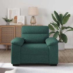 Canapé/Fauteuil vert foncé 100x81x84 cm en tissu 618127618127