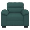 Canapé/Fauteuil vert foncé 100x81x84 cm en tissu 618127618127