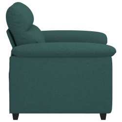 Canapé/Fauteuil vert foncé 100x81x84 cm en tissu 618127618127