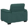 Canapé/Fauteuil vert foncé 100x81x84 cm en tissu 618127618127