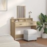 Table de Toilette avec tiroir Chêne Sonoma 100 x 41 x 140 cm 618130618130