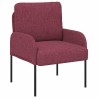 Canapés avec coussin 55cm Bordeaux Contreplaqué 618134618134