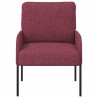 Canapés avec coussin 55cm Bordeaux Contreplaqué 618134618134