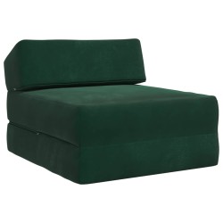 Canapé-lit pliable Vert foncé 60 x 70 x 41 cm Tissu 618135618135