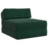 Canapé-lit pliable Vert foncé 60 x 70 x 41 cm Tissu 618135618135