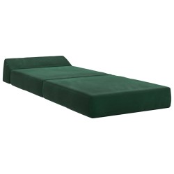 Canapé-lit pliable Vert foncé 60 x 70 x 41 cm Tissu 618135618135