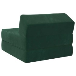 Canapé-lit pliable Vert foncé 60 x 70 x 41 cm Tissu 618135618135