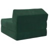 Canapé-lit pliable Vert foncé 60 x 70 x 41 cm Tissu 618135618135