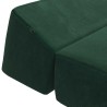 Canapé-lit pliable Vert foncé 60 x 70 x 41 cm Tissu 618135618135