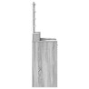 Table de Toilette Gris 100 x 41 x 140 cm Bois d'ingénierie 618138618138
