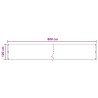 Écran de balcon Anthracite 120 x 800 cm HDPE et Aluminium 618141618141
