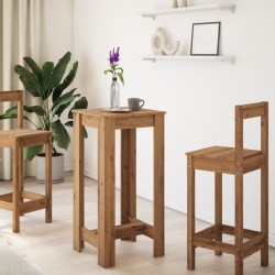 Table de bar chêne artisanal 51x50x103,5 cm bois d'ingénierie 618144618144