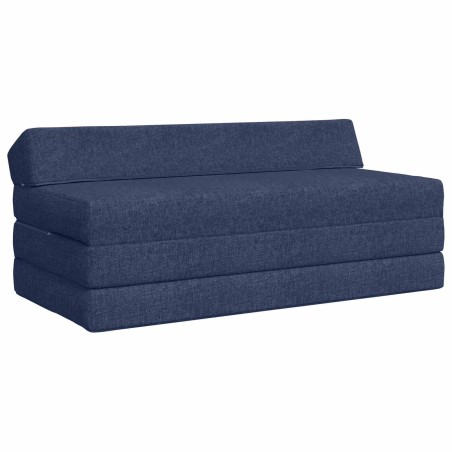 Canapé-lit pliable Bleu 120 x 60 x 49 cm Tissu 618151618151