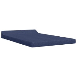 Canapé-lit pliable Bleu 120 x 60 x 49 cm Tissu 618151618151