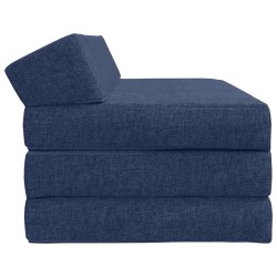 Canapé-lit pliable Bleu 120 x 60 x 49 cm Tissu 618151618151