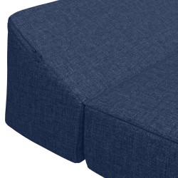 Canapé-lit pliable Bleu 120 x 60 x 49 cm Tissu 618151618151