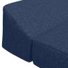 Canapé-lit pliable Bleu 120 x 60 x 49 cm Tissu 618151618151
