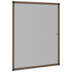Écran anti-insectes pour fenêtres Marron 130 x 150 cm 618153618153