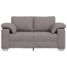 Canapé deux places Taupe 160 cm tissu 618156618156