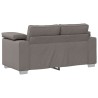 Canapé deux places Taupe 160 cm tissu 618156618156
