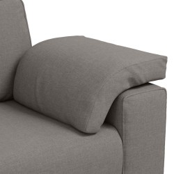 Canapé deux places Taupe 160 cm tissu 618156618156