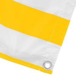 Écran de balcon Jaune et blanc 90 x 200 cm 618161618161