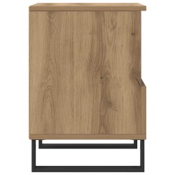 Table de chevet chêne artisanal 40x35x50 cm bois d’ingénierie 618163618163