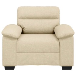 Canapé/Fauteuil crème 100x81x84 cm tissu 618164618164