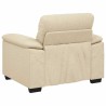 Canapé/Fauteuil crème 100x81x84 cm tissu 618164618164
