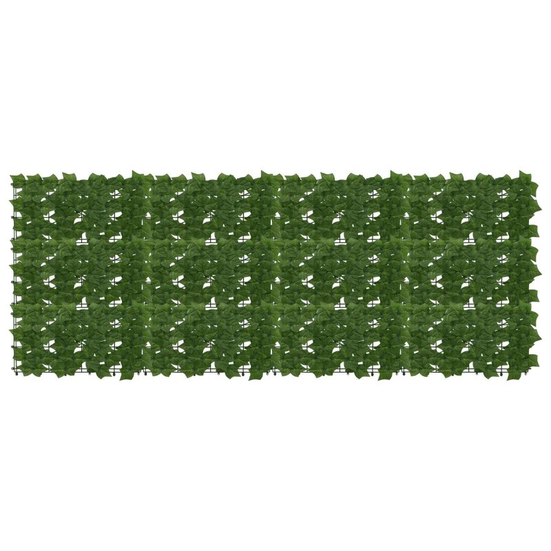 Écran de balcon avec feuilles Vert 200 x 75 cm 618167618167