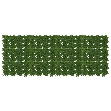 Écran de balcon avec feuilles Vert 200 x 75 cm 618167618167