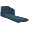 Canapé-Lit Bleu 65 x 80 x 83 cm Velours 618170618170