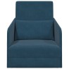 Canapé-Lit Bleu 65 x 80 x 83 cm Velours 618170618170