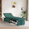 Canapé-lit escamotable Vert foncé 194 x 50 x 82 cm tissu 618174618174