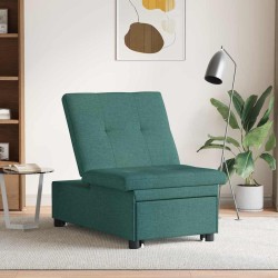 Canapé-lit escamotable Vert foncé 194 x 50 x 82 cm tissu 618174618174