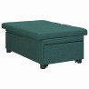 Canapé-lit escamotable Vert foncé 194 x 50 x 82 cm tissu 618174618174
