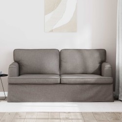 Canapé Taupe 162 x 80 x 85 cm tissu 618184618184