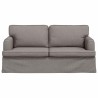 Canapé Taupe 162 x 80 x 85 cm tissu 618184618184