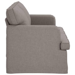 Canapé Taupe 162 x 80 x 85 cm tissu 618184618184
