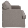 Canapé Taupe 162 x 80 x 85 cm tissu 618184618184