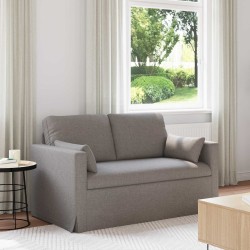 Canapé Taupe 139 x 78 x 80 cm tissu 618188618188