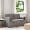 Canapé Taupe 139 x 78 x 80 cm tissu 618188618188