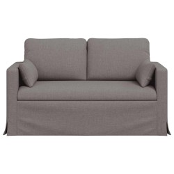 Canapé Taupe 139 x 78 x 80 cm tissu 618188618188