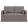 Canapé Taupe 139 x 78 x 80 cm tissu 618188618188