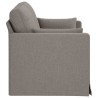 Canapé Taupe 139 x 78 x 80 cm tissu 618188618188
