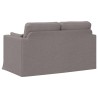 Canapé Taupe 139 x 78 x 80 cm tissu 618188618188