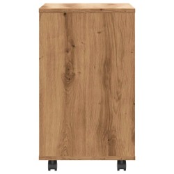 Table d'appoint chêne artisanal 70x35x55 cm bois d'ingénierie 618189618189