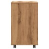 Table d'appoint chêne artisanal 70x35x55 cm bois d'ingénierie 618189618189